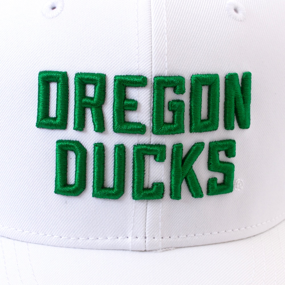 Classic Oregon O, Nike, White, Curved Bill, Polyester, Accessories, Unisex, Sideline, Rise, Practice, Structured, Adjustable, Hat, 882721